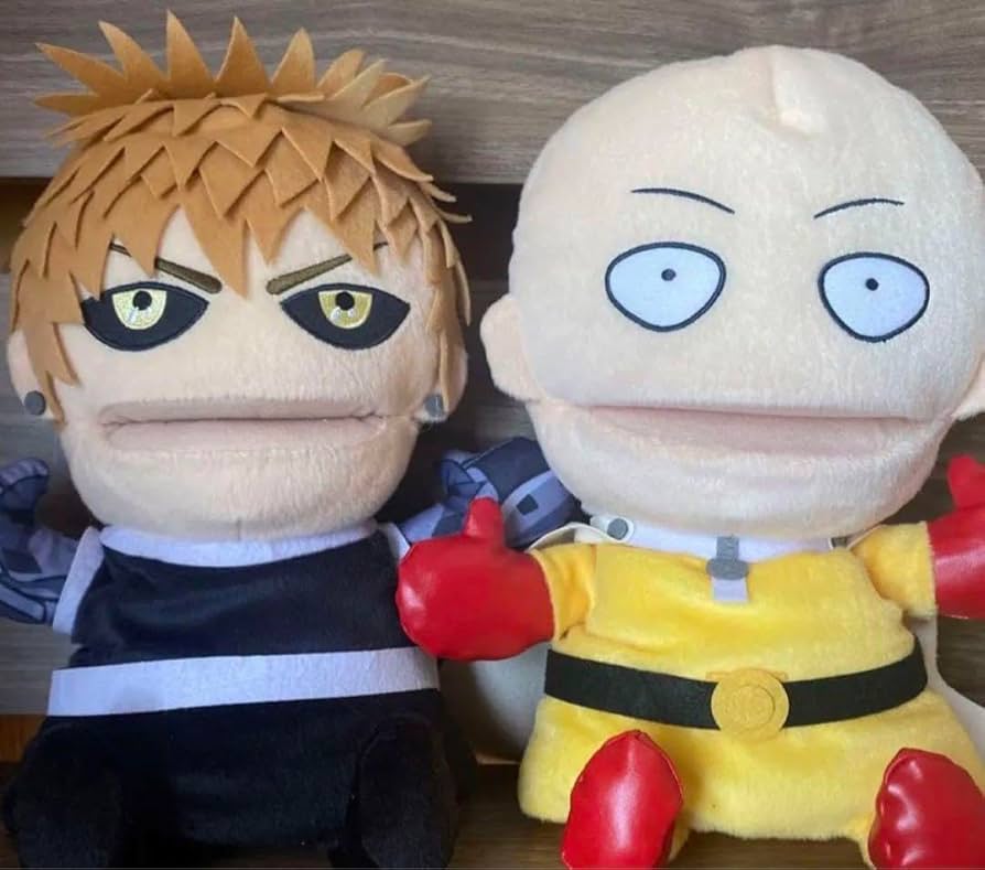 美品 ワンパンマン　パペット　さいたま　ジェノス ワンパンマン パペット ぬいぐるみ サイタマ ジェノス - メルカリ